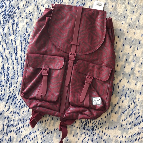 NWT Herschel Supply wine Dawson backpack - Picture 3 of 6